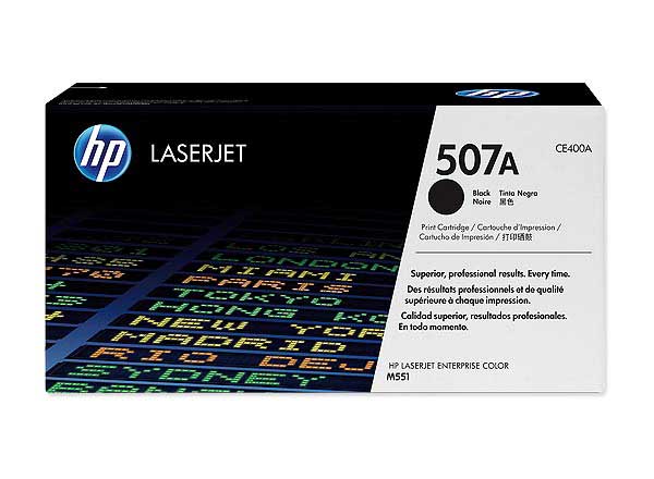 HP 507A Black Original LaserJet Toner Cartridge