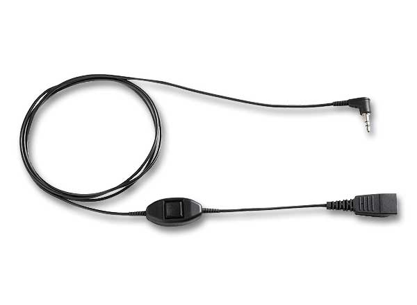 Jabra 8735-019 câble audio 0,5 m QD 3,5mm Noir