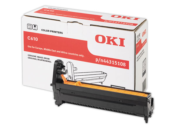 OKI C610 cartouche de tambour noir capacité standard 20.000 pages pack de 1
