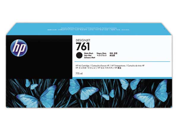 HP 761 original Ink cartridge CM997A matte black standard capacity 775ml 1-pack