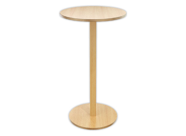 1 Table haute WOODY ronde 60 cm - hêtre