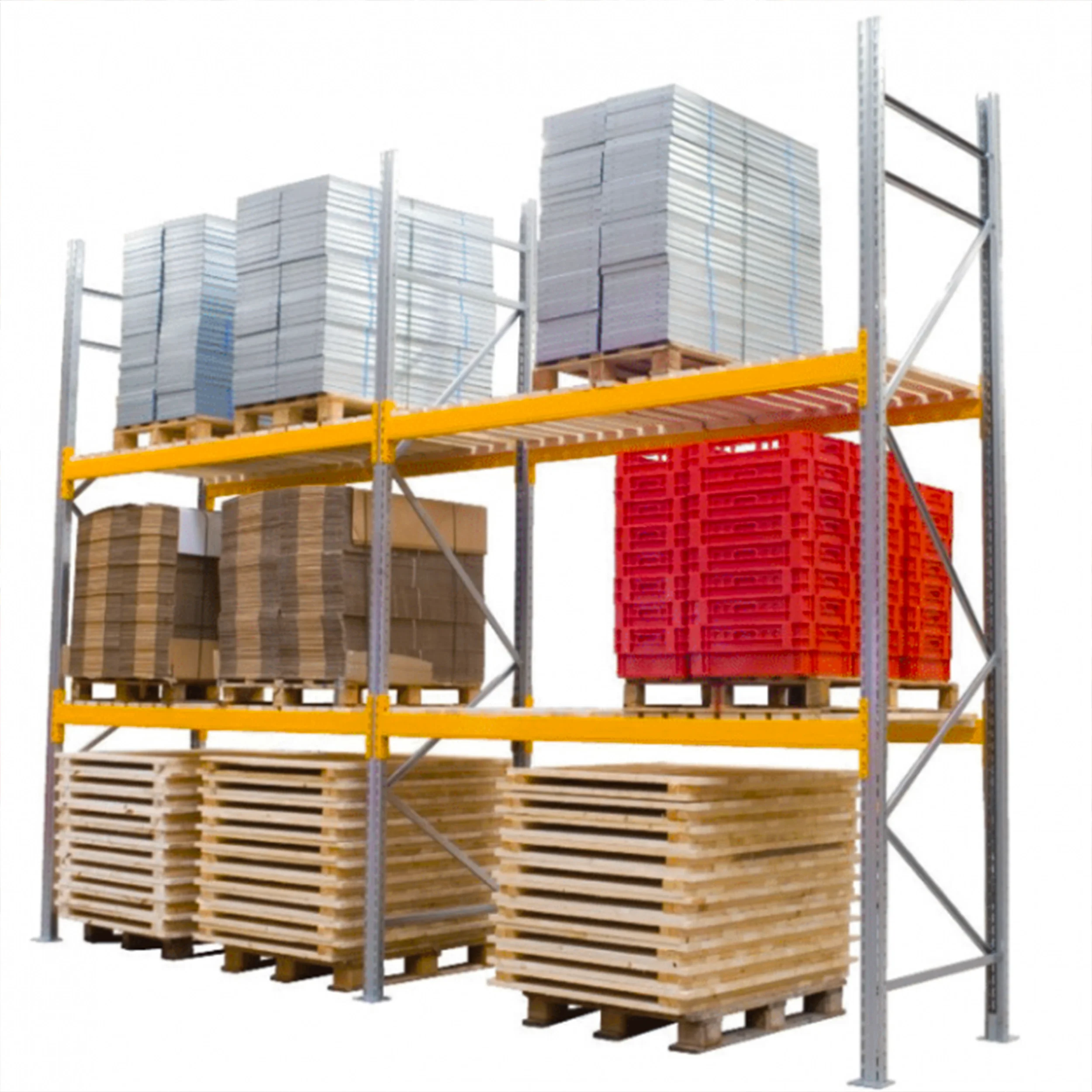 RAYONNAGE SPECIAL STOCKAGE PALETTE- L 3300 mm