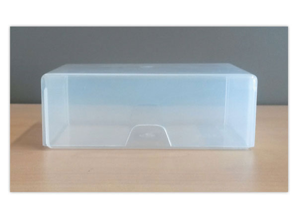 1 Boîte polypropylène pour format carte de visite