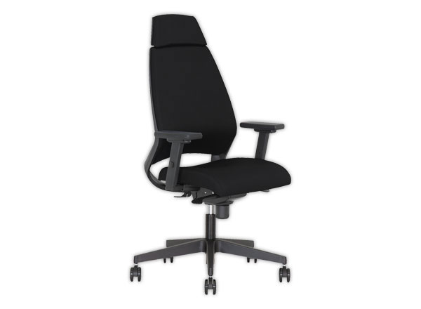 1 Fauteuil tapissé KENARI monté avec accotoirs 2D