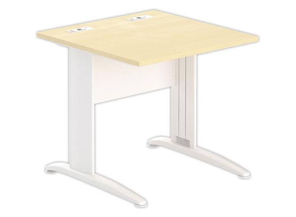 1 Table 80 x 80 hêtre - pieds blanc