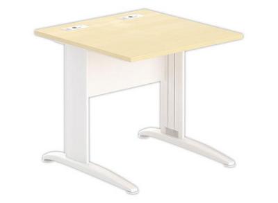 1 Table 80 x 80 hêtre - pieds blanc