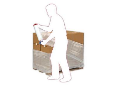 1 Carton de 6 Rouleaux de film étirable transparent 0,45 x 300 m