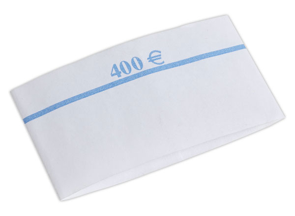 1 Sachet de 500 Bracelets papier pour 20 billets de 20euros