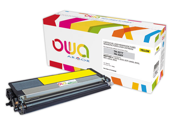 1 Toner ARMOR équiv. BROTHER TN321 / TN326 jaune