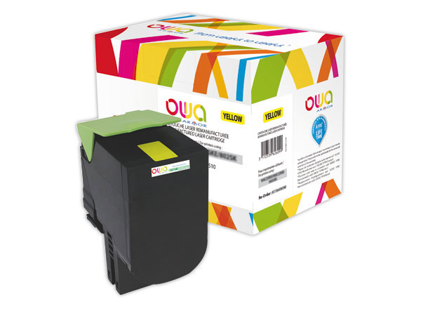 1 Toner equiv. Armor LEXMARK 80C2HY0 jaune