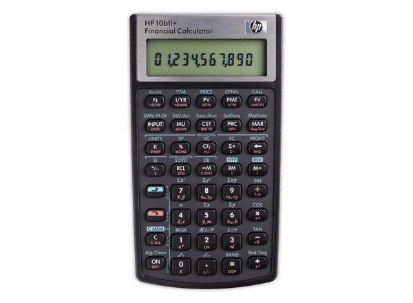 1 Calculatrice financière HP 10B II