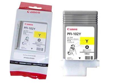 1 Cartouche CANON PFI102Y jaune
