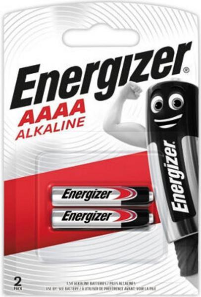 1 Blister de 2 Piles alcalines ENERGIZER Miniatures AAAA (1,5V)