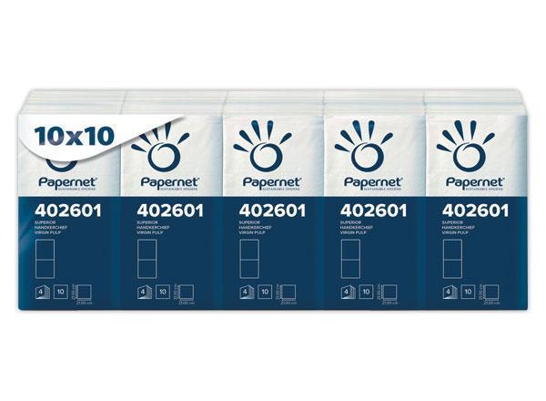 1 Lot de 10 Mouchoirs de poche 21x21cm
