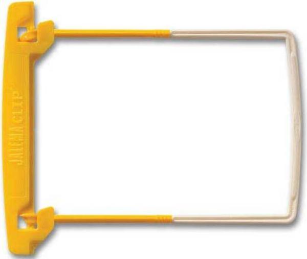 1 Boite de 100 Attaches JALEMA CLIP jaune et blanc