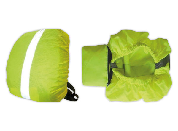 1 Housse de sac à dos imperméable réfléchissante jaune