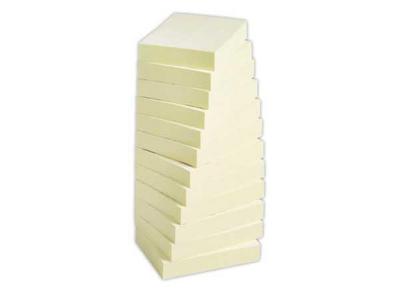 1 Blister de 12 Notes repositionnables FIDUCIAL recyclées 38x51 mm jaune