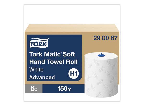1 Lot de 6 Rouleaux essuie-mains Tork matic H1