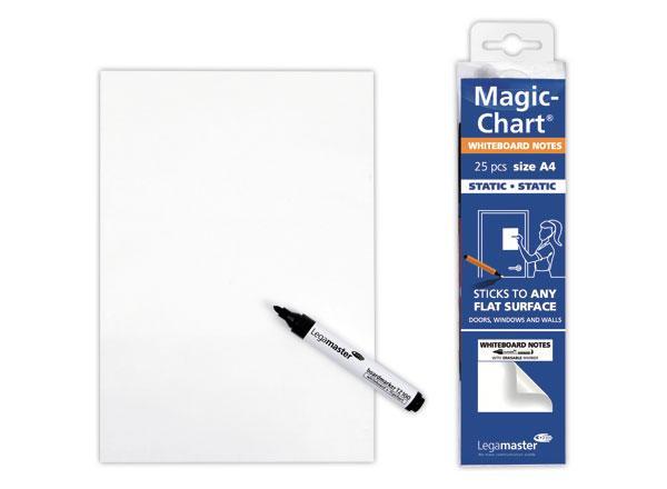 1 Rouleau de 25 feuilles Magic Chart notes A4