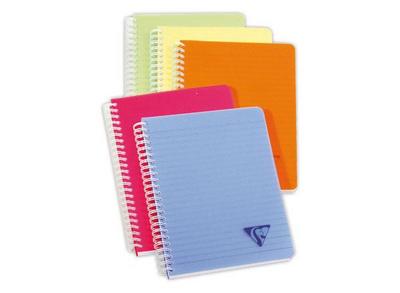 1 Cahier spirale Linicolor A4 180 pages.Ligné, 90g