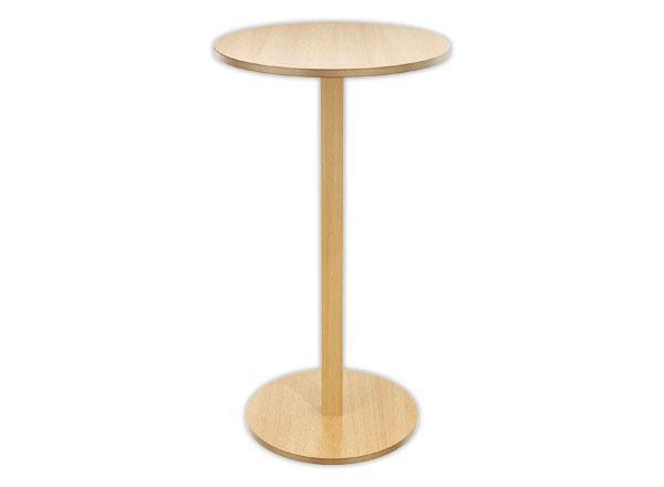 1 Table haute WOODY ronde 60 cm - hêtre