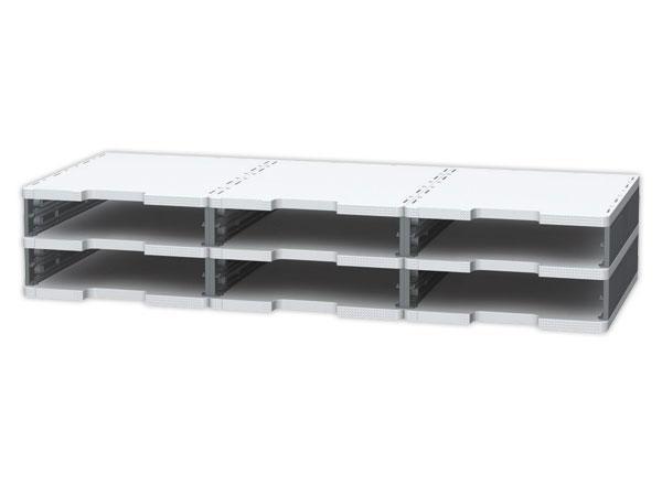 1 Lot de 3 Modules pour monter 6 cases sur 2 ou 3colonnes.