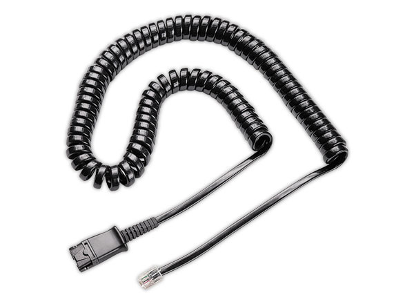 1 Cordon téléphone standard pour casquesPLANTRONICS