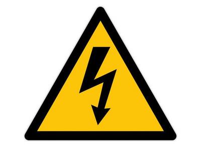 1 Adhésif sol anti-dérapant danger électricité