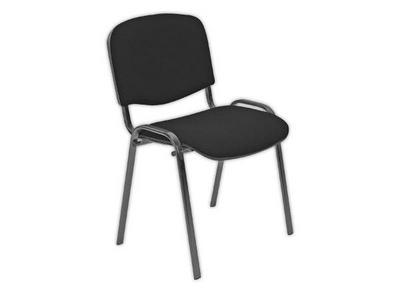 1 Chaise confort Iso - tissu noir non feu