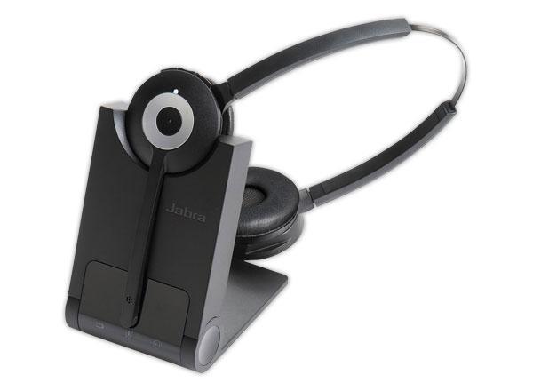 Jabra Pro 920 Duo Casque Sans fil Arceau Bureau/Centre d'appels Noir