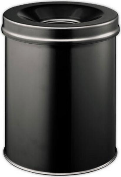 1 Corbeille à papier anti-feu 15 litre noir