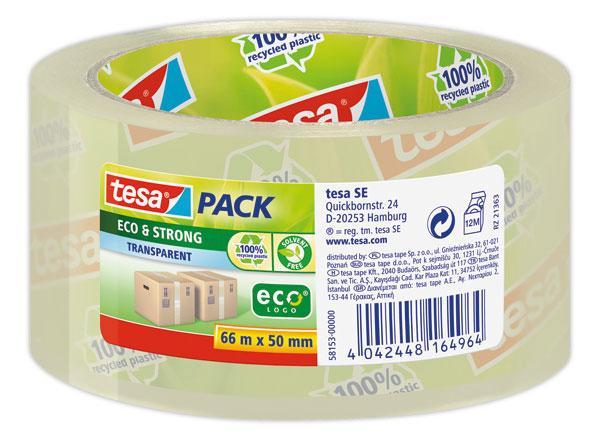 1 Rouleau d'adhésif transparent ECO STRONG TESA - 66 m x 50 mm