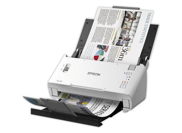 Epson DS-410 Alimentation papier de scanner 600 x 600 DPI A4 Noir, Blanc