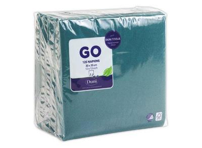 1 Sachet de 125 Serviettes ouate double épaisseur 33x33 cm