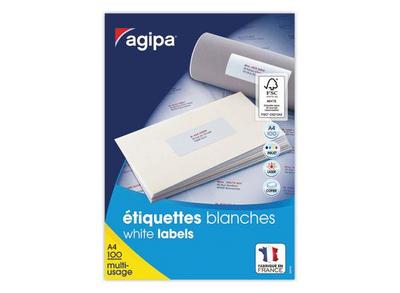 1 Boite de 100 Planches d'étiquettes multiusages 70x35 mm soit 2400 é