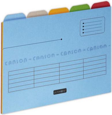 1 Lot de 5 Sous-dossiers 5 onglets Carte 240g/m2 ELBA Ultimate