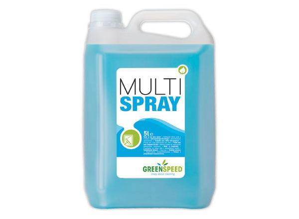 1 Nettoyant pour intérieurs et vitres multi spray GREENSPEED bidon 5l