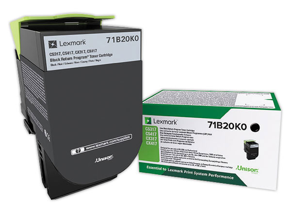 Lexmark 71B20K0 toner cartridge 1 pc(s) Original Black