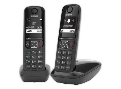 1 Lot de 2 Duo téléphones sans fil Gigaset AS690