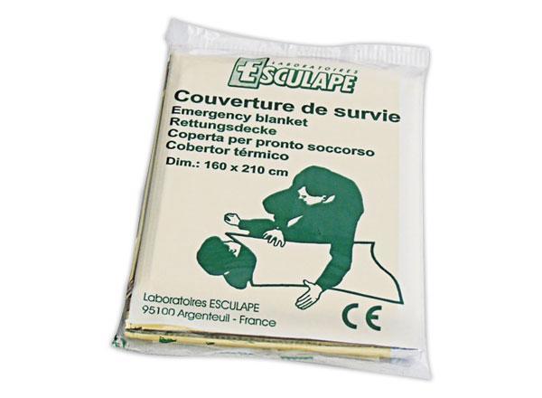 1 Couverture de survie 160 x 210 cm