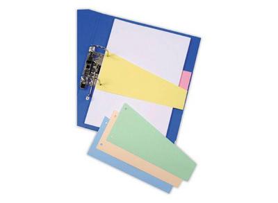 1 Lot de 60 Intercalaires Trapèze carte pastel assortis