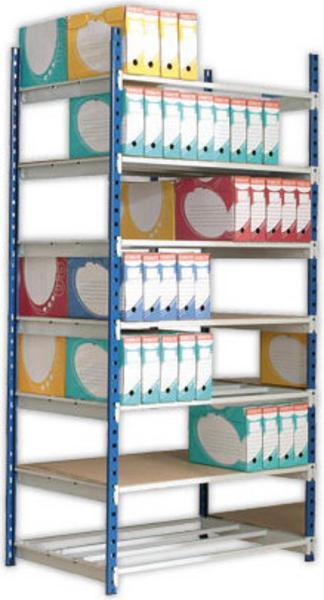 1 Rayonnage archives élément complémentaire 7 étagères - Profondeur 70cm