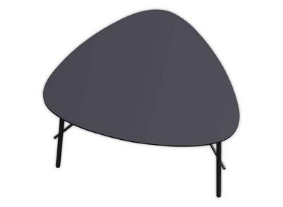 1 Table basse gigogne 60 cm noire
