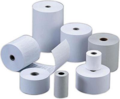 1 Lot de 10 Bobines de papier terminaux carte bancaire 80x56x12 mm 44M sans phénol