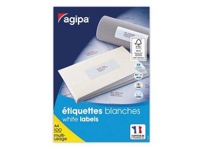 1 Boite de 100 Planches d'étiquettes A4 multi-usages soit 2100 étique