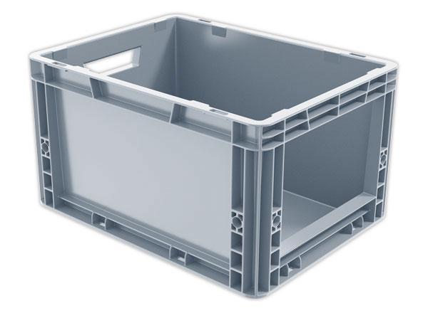 1 Bac picking avec ouverture large gris 20L
