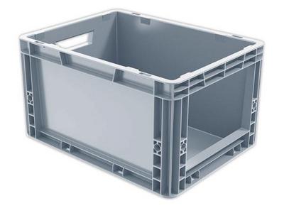 1 Bac picking avec ouverture large gris 20L