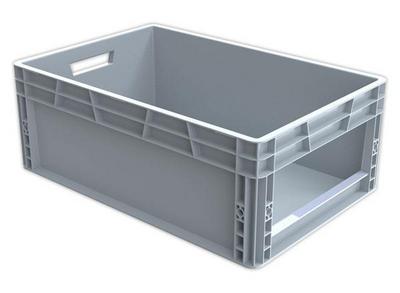 1 Bac picking avec ouverture large gris 45L