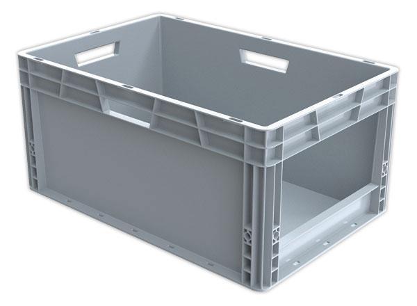 1 Bac picking avec ouverture large gris 55L