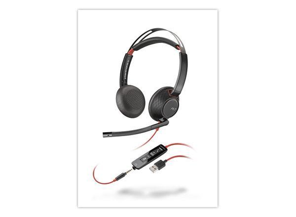 HP Poly Micro-casque Poly Blackwire 5220 stéréo USB-A